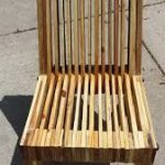 صنع كرسي خشب بيديك