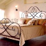 exquisite wrought bed