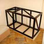 metal frame for cabinets