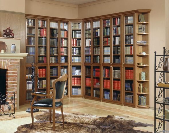large bookcase