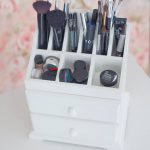 dresser for cosmetics and brushes