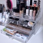 transparent makeup cabinet