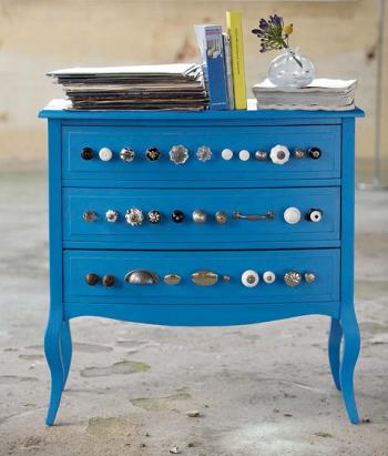 chest of drawers with different handles