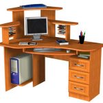 computer desk do-it-yourself from chipboard