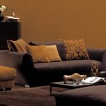 brun sofa