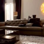 kayumanggi sofa modernong disenyo