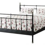 wrought black bed