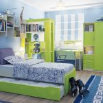 teenager's room bright