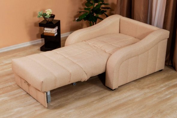 chair bed beige