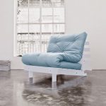 armchair bed blue