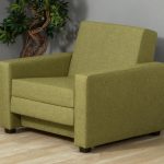 armchair bed olive