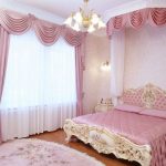 double bed pink