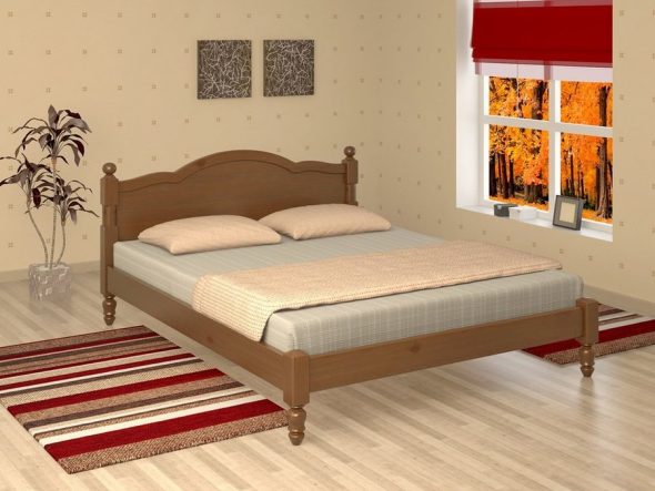 bedroom interior with a bed