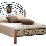 metalni kreveti u kombinaciji s prirodnom masom hevea