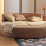 round double bed
