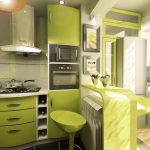 dizajn zelene kuhinje