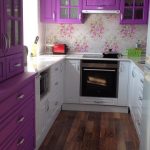lilac kitchen