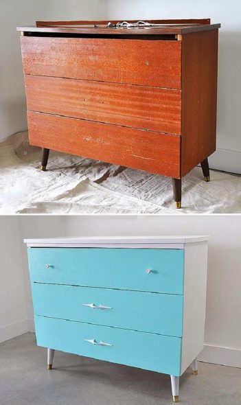 reworking old furniture with your own hands before and after