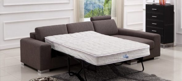 natitiklop na modernong sofa bed