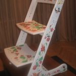 growing chair with flowers