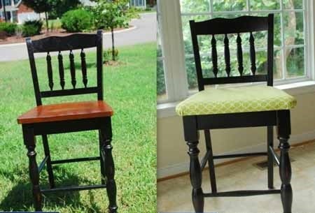 restaurering av en trästol med egna händer som ändrar stolens utseende
