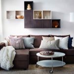 brun sofa hjørne