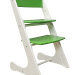 krzesło z zieloną wkładką