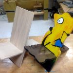 plywood stol i design