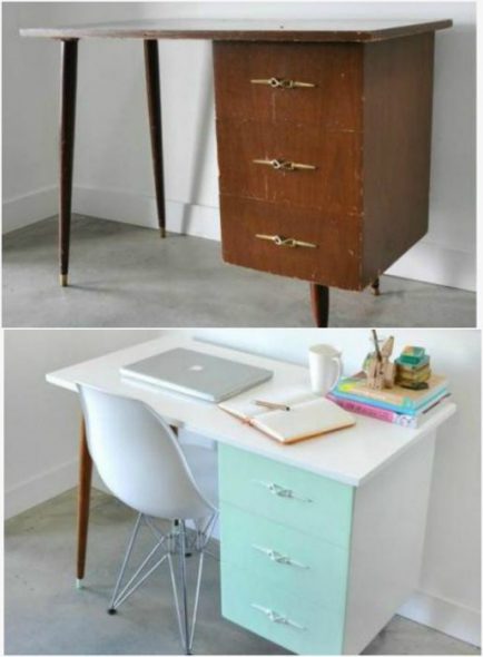 inspirational examples of reworking old furniture