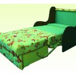 roll-out chair-bed without armrests