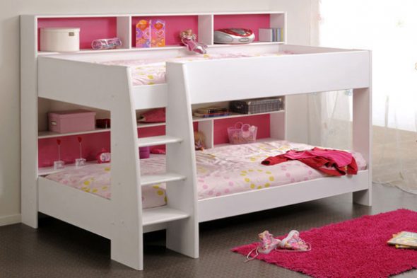 One-piece bunk bed design
