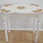 Decoupage old table