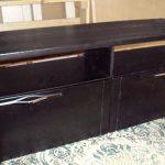Wooden dresser black dresser