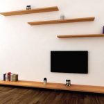 Wooden shelves on the wall by yourself