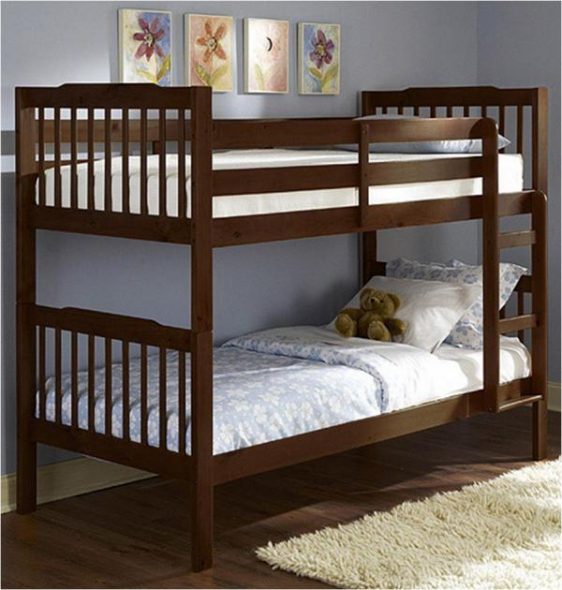Children's bunk bed wooden