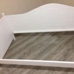 Children's teenage bed sofa for girls in white color