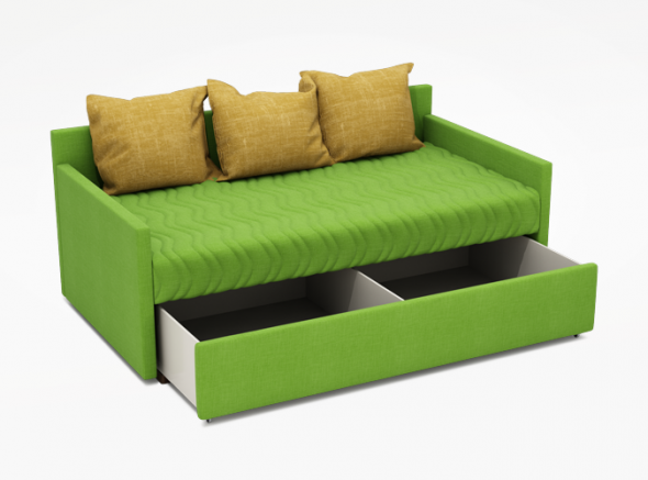 Sofa DOR with a sliding niche