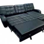 Angular sofa bed