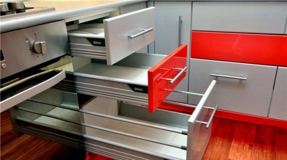 Closers for kitchen cabinets-installation