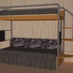 Łóżko piętrowe Edisan