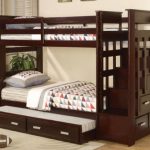 Bunk bed with many drawers