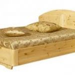 Double bed from pine Elite