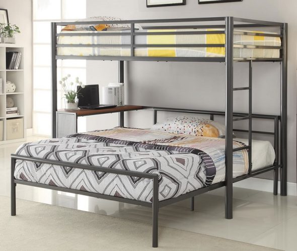 Double iron beds