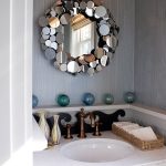 Creative idea - the frame is lined with small round mirrors