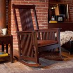 wooden rocking chair photo