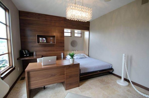 Wall recessed bed