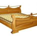 Beds from pine solid-elegant