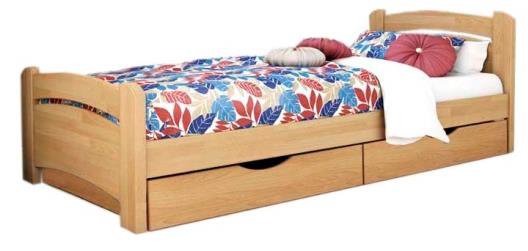 Naturalne drewniane łóżka