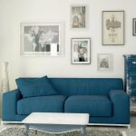 Multi-color sofas can be difficult to fit into an existing interior.