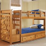 Youth pine bunk bed design